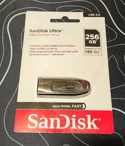 SanDisk Ultra USB 3.0 Flash Drive 256GB Neu - Bild 1 von 2
