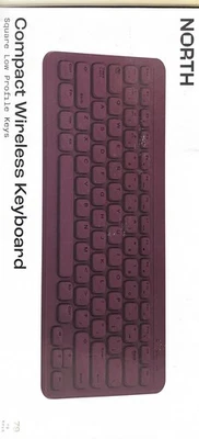 Teclado inalámbrico North Compact Square Key - púrpura ciruela Foto 1 de 4