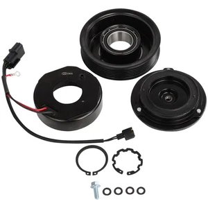 AC Compressor Clutch Kit for Hyundai Tucson 2019 2020 2021 2.0L 6-Groove Pulley - Picture 1 of 10