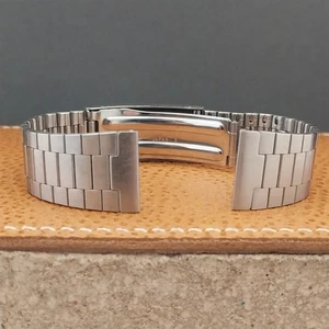 19mm Seiko Quartz SQ Japan Edelstahl unbenutzt Vintage Uhrenarmband - Bild 1 von 9