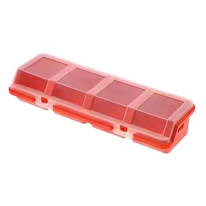 Multi-Compartment Organizer Box For Screws & Small Parts,Oblique Mouth Cover UK - Foto 1 di 13