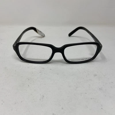 ÓCULOS DONNA KARAN 8811 001 49-15-135 PRETO BRILHANTE 236H - Imagem 1 de 4