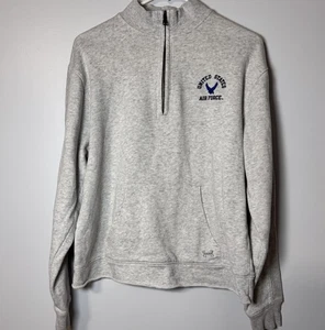 Under Armour Herren Medium U.S. Air Force grau Tasche lockere Passform 1/2 Reißverschluss - Bild 1 von 9