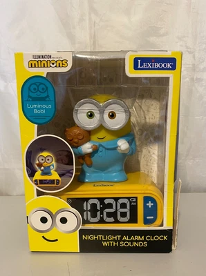 Lexibook Minions Nightlight Alarm Clock With Sounds In Original Sealed Box - Image 1 of 4