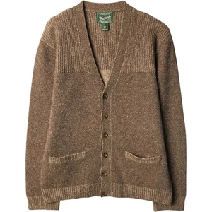 Vintage 2000'S WOOLRICH ribbed wool knit cardigan size M men's - Picture 1 of 5
