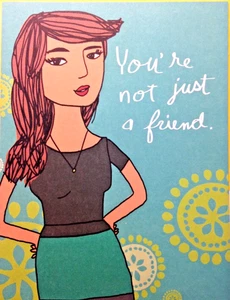 Fun FRIEND card "Let Your Friend Know You Value your Friendship" Shoebox 53-11 - Picture 1 of 2