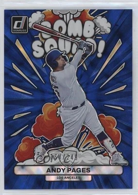 2023 Panini Donruss Bomb Squad Blue /249 Andy Pages #BS6 - Image 1 of 2