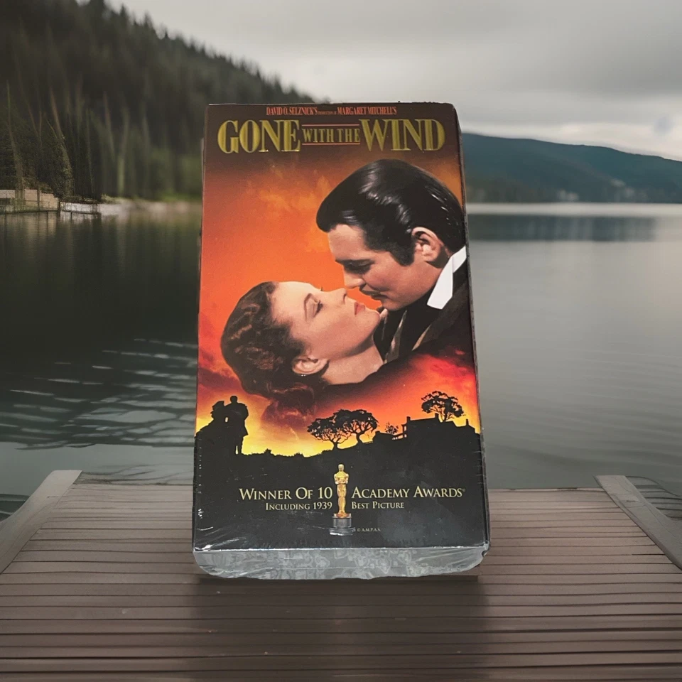 Gone With The Wind VHS Sealed 2 Tape Set With Watermarks - Image 1 of 4