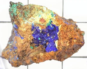 20407 MM Azurite Malachite Lavreotiki East Attica Attica Greece 14187 - Picture 1 of 1