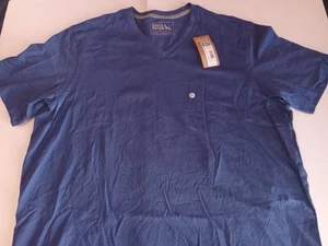 Herren Eddie Bauer T-Shirt TXL Tall V-Ausschnitt Grün  - Bild 1 von 7
