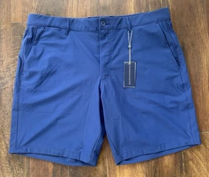 Holderness & Bourne Men’s Performance Golf Shorts Navy Size 38 Tailored Fit - Picture 1 of 8