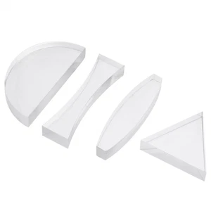4pcs Practical Basic Physics Teaching Optical Acrylic Lens Light Physical Lens - Picture 1 of 12