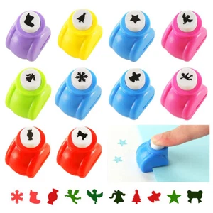 Juego de 40 piezas de formas de perforación de orificio artesanal perforador de papel pequeño suministros de álbum de recortes - Imagen 1 de 33