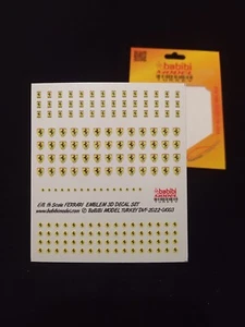 1/18 Ferrari Logos 3D Decal Set from Babibi Models - DVT-01003 - Free Shipping!! - Picture 1 of 3