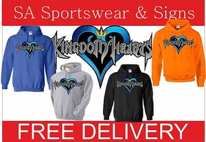 PERSONALISIERTER HOODIE ERWACHSENE GILDAN KINGDOM HERZEN BEDRUCKT S-XL - Bild 1 von 1