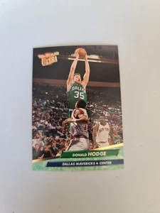 1992-93 FLEER ULTRA DONALD HODGE DALLAS MAVERICKS #43 - Picture 1 of 2