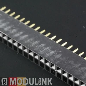 Buchsenleiste 2,54mm 40 Pin Weiblich Female Header einreihig Arduino Raspberry - Bild 1 von 6