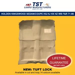 CAR CARPET FITS (G26) HOLDEN KINGSWOOD SEDAN/COUPE HQ HJ HX HZ WB F&R 71-86 - Picture 1 of 36
