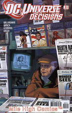 DC UNIVERSE: DECISIONS (2008 Series) #3 Very Fine Comics Book