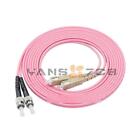Fiber Optical Patch Cord Cable SC UPC to ST UPC Duplex OM4 Multimode MM 3.0mm 2M
