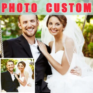 Custom Personalized Photo Painting Arts 5D DIY Diamond Full Round/Square Drill - Picture 1 of 3