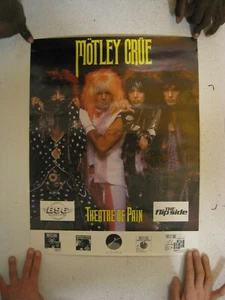 Motley Crue Poster Band Shot Theatre of Pain - Picture 1 of 1
