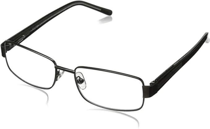 Nuevas gafas de lectura Foster Grant Wes Gun Eye masculinas plateadas Foto 1 de 1