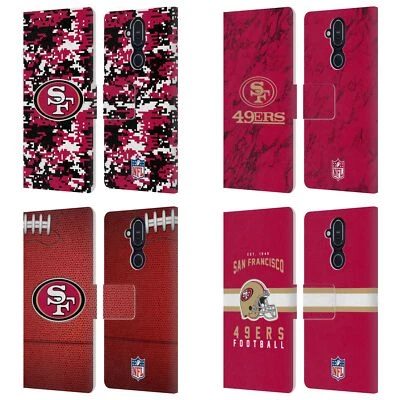 OFFICIAL NFL SAN FRANCISCO 49ERS GRAPHICS LEATHER BOOK CASE FOR MICROSOFT PHONES - Image 1 of 4