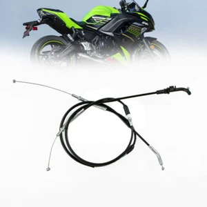 2PCS Throttle Cable Fit For Kawasaki ER6N ER6F Ninja650 EX650 2009-2016 - Picture 1 of 14