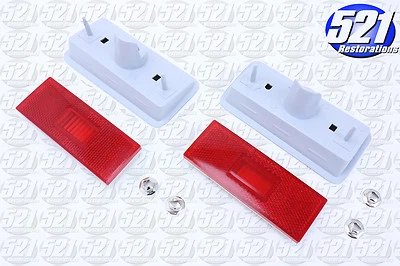 Conjunto de marcador trasero carcasa de lente roja Pr se adapta a 70 RoadRunner GTX Mopar Foto 1 de 2