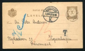HUNGARY POSTAL STATIONERY BAKOCZA TEA 1896 - Picture 1 of 2