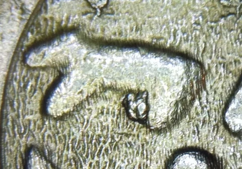 2017 P ATB Iowa Effigy Mounds Quarter Udder Die Break Chip Mint Error Coin Cover