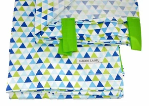 Caden Lane Vorhang 2er Set flache Paneele Baby Bettwäsche, adrette marineblau Junge, 42" x 84" - Bild 1 von 1