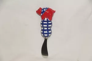 Swoozie's Patriotic Backyard BBQ Barbeque Butter Cheese Pig Spreader Nice See! - Picture 1 of 6