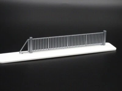 H0 Schiebetor - Silber - Durchfahrtsbreite ca. 100 mm - 2 Stück