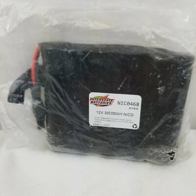 Open Box Interstate Batteries MB-0468 NIC0468 12V 3000MAH NICD Medical Battery - Image 1 of 4