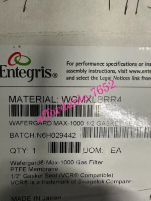 New Entegris WGMXLBRR4 MAX-1000  filter DHL or Fedex - Image 1 of 2