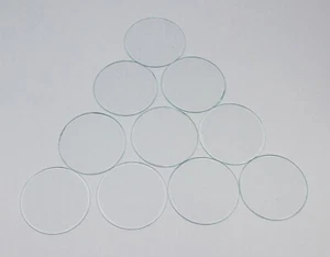 Cristal de cristal mineral plano de 1,0 mm de espesor de 25,25 mm a 31,25 mm para relojes-pack de 10 - Imagen 1 de 12