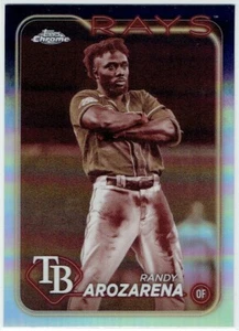 2024 Topps Chrome Sepia Refractors #153 Randy Arozarena - Picture 1 of 2