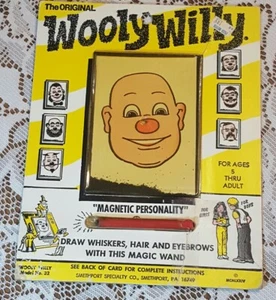 THE ORIGINAL WOOLY WILLY - VINTAGE TOY MAGNETIC PERSONALITY ©️ 1974 U.S.A. MADE  - Picture 1 of 4