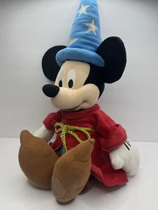 Disney Store Mickey Mouse Sorcerer 24” Plush Fantasia Authentic Original - Picture 1 of 6