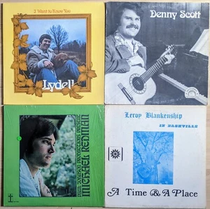 4 LP SET SELTEN US PRIVAT XIAN SSW AKUSTISCHER EINSAMER VOLK PSYCH COUNTRY GOSPEL - Bild 1 von 1
