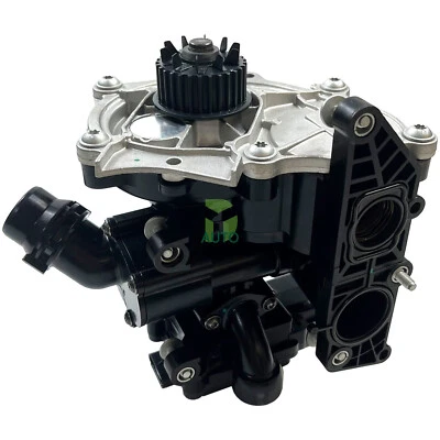 Water Pump Housing Thermostat Assembly For Volkswagen Beetle Golf GTI Passat - Image 1 of 4