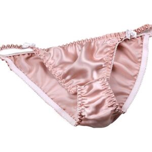 Womens 100% Silk Cute Bikinis Underwear Knickers Drawers Hipsters Panties Gifts