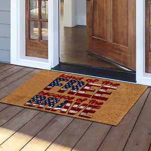 4Th of July Welcome Doormat, 15.7"X23.6" Star & Stripes American Flag Patriotic - Picture 1 of 11