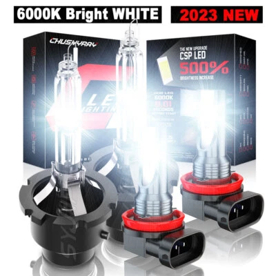 For Infiniti QX56 2011 2012 2013 HID Headlight High/Low Beam + Fog Light Bulbs - Image 1 of 4