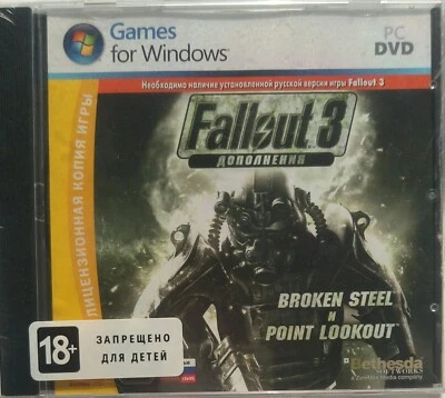 Fallout 3: Broken Steel & Point Lookout (PC, Russian License, New & Sealed) - Image 1 of 4