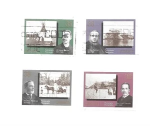 1989 CANADA STAMPS  #1237/40, 10 USED  SETS (40), 38c CANADIAN PHOTOGRAPHY, - Picture 1 of 1