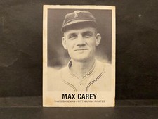 BASEBALL, MAX CAREY, Renata Galasso Inc., 1980 TCMA trading cards