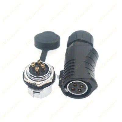 XHP20 2-5 Pin Screw Crimp Waterproof Power Connector,RV Solar Port Plug Socket - Image 1 of 4